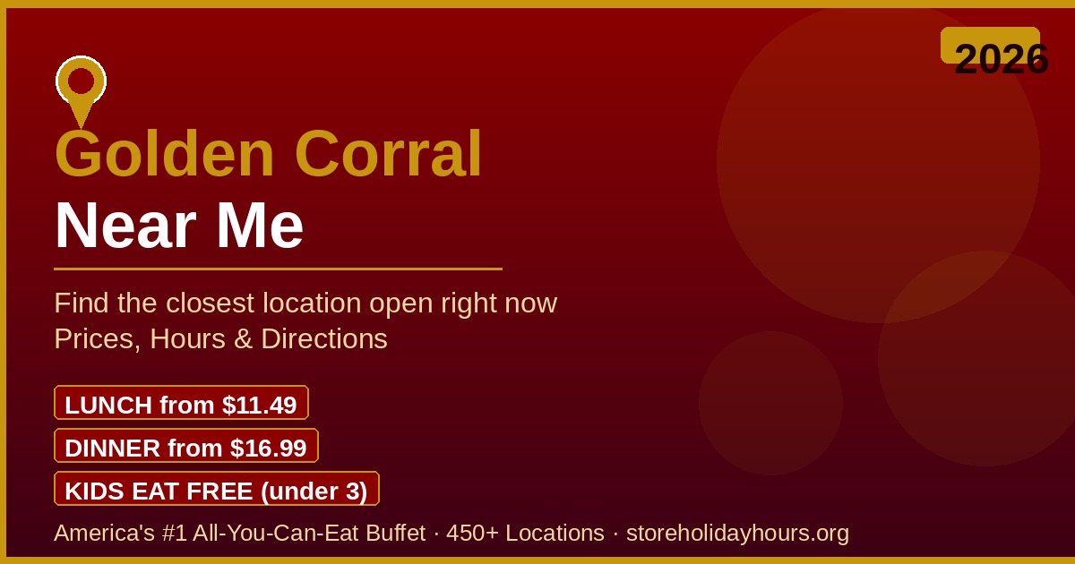 golden corral near me